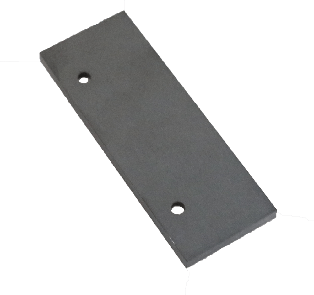 Hot pressed boron carbide perforated plate - type IV