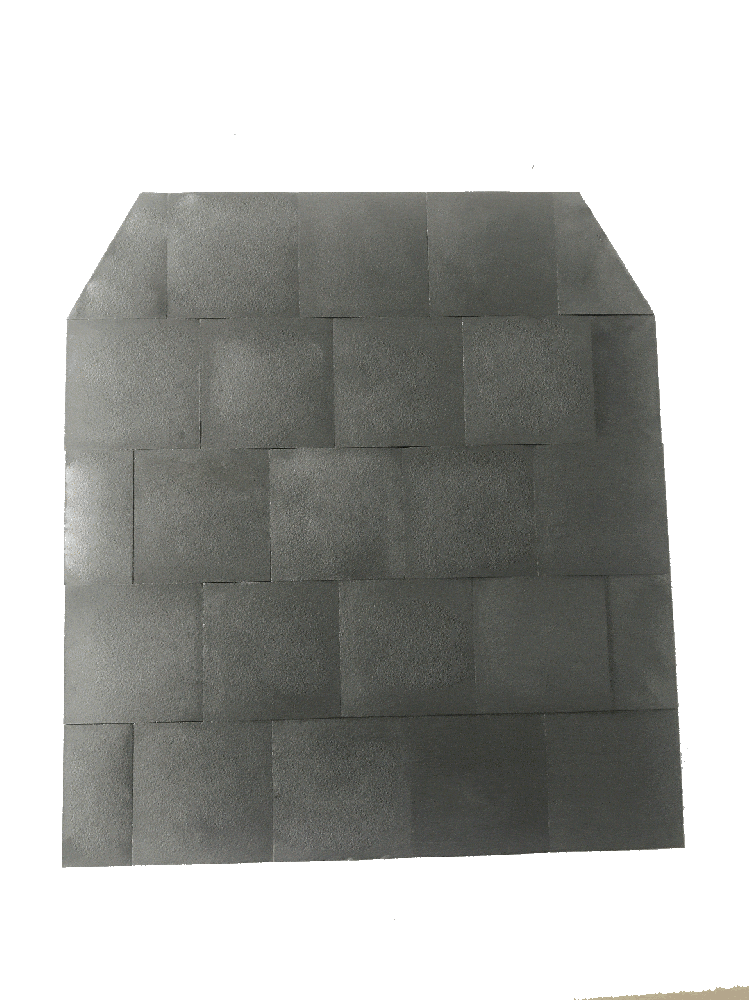 Boron carbide breast insertion plate - type I